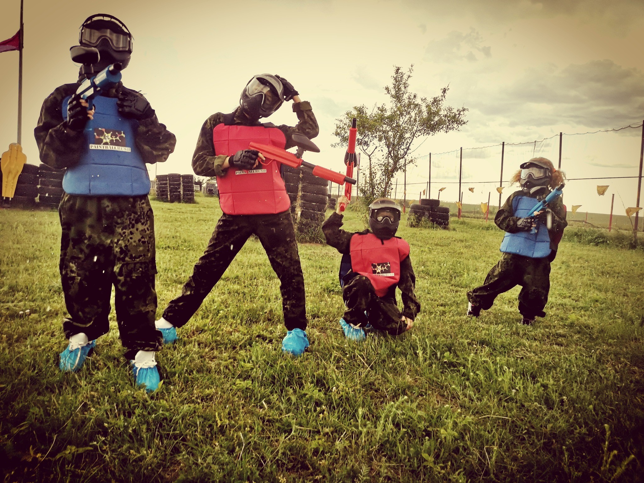 Copii la pachet paintball low-impact