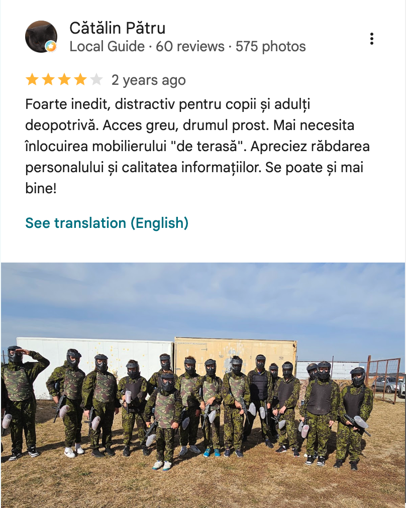 Foto recenzie Cătălin Pătru